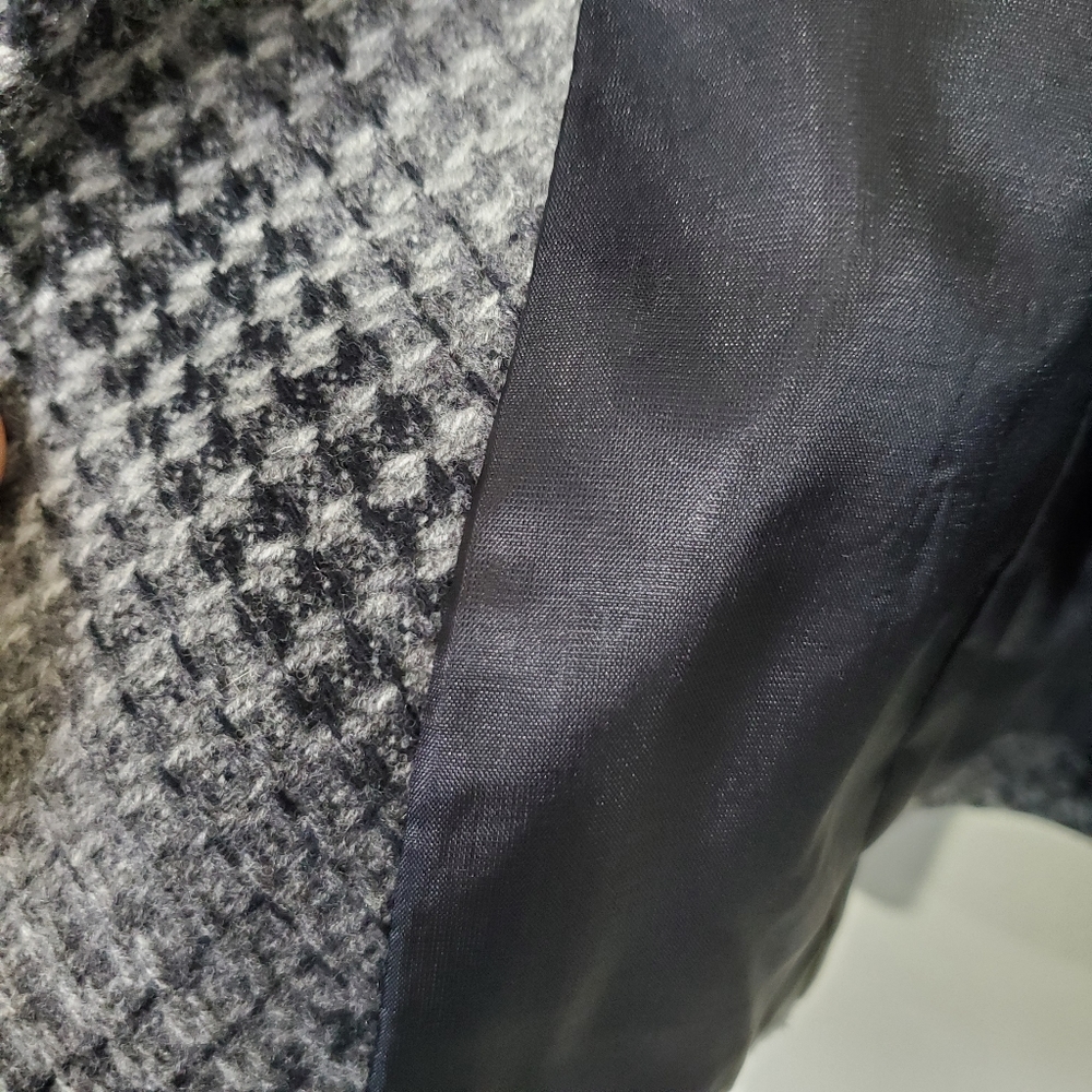 Pendleton Buttoned Wool Black/Gray Women's Jacket - image 7